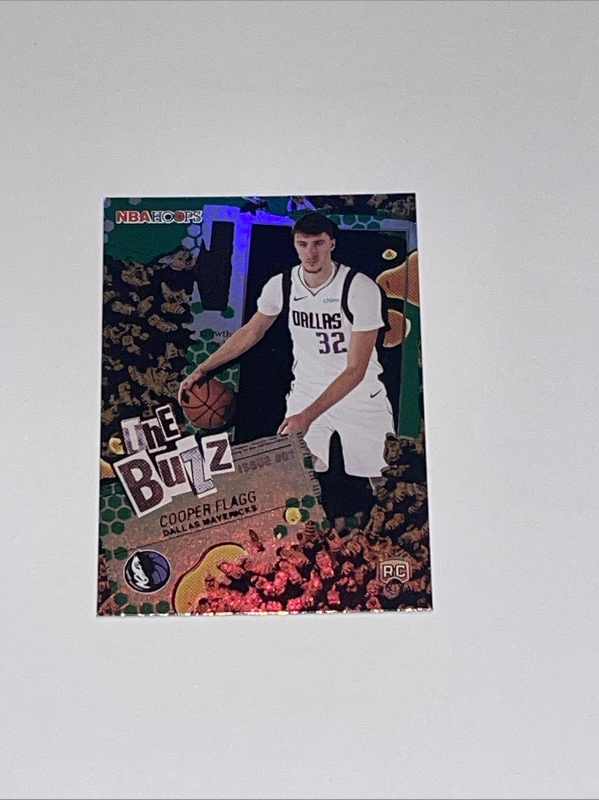2025-26 Topps NBA Hoops #TB-1 Cooper Flagg The Buzz Green Parallel RC Mavericks