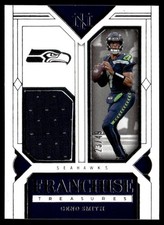 2023 Panini National Treasures Franchise Relic Geno Smith 23/49 Seattle Seahawks