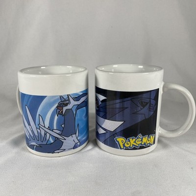 2007 POKEMON Set of 2  Mug / Cups - Dialga & Palkia NINTENDO CREATURES INC .