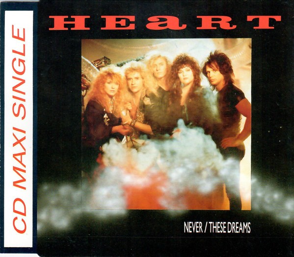 Rare UK CD Single - Heart : Never / These Dreams (CD 1988)