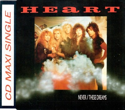 Rare UK CD Single - Heart : Never / These Dreams (CD 1988)