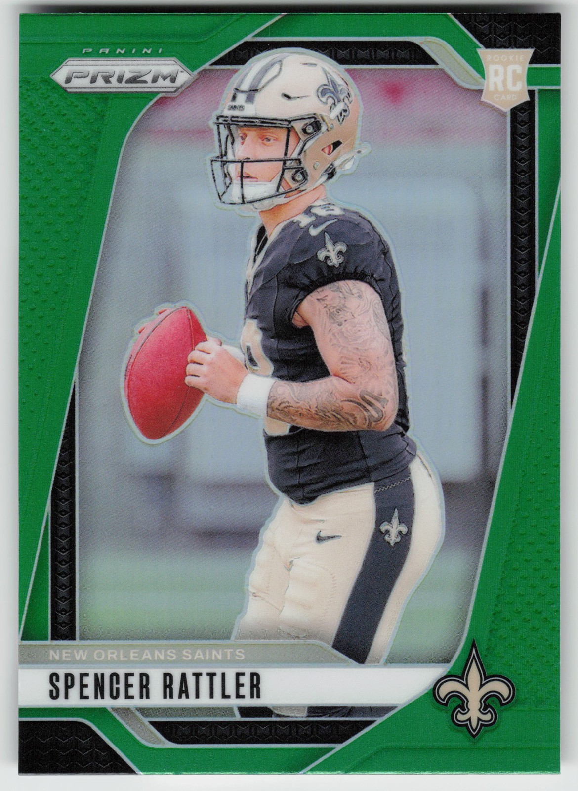 2024 Panini Prizm #388 Spencer Rattler Green