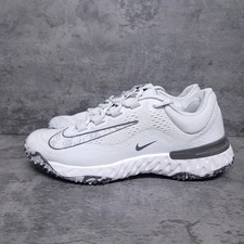 NIKE Alpha Huarache Elite Turf Softball Shoes Womens 9.5 Grey Camo