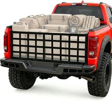 NVS Heavy Duty Pickup Tailgate Cargo Net 60" x 18", PVC Nylon Truck Bed Storage