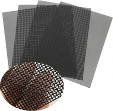 Stainless Steel Mesh Screen,4 Pack 14 Mesh Hard 304 PVC Coated Stainless Steel W