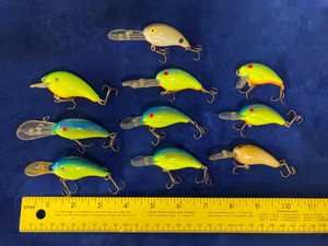 LOT OF TEN GREAT VINTAGE  BASS FISHING LURES