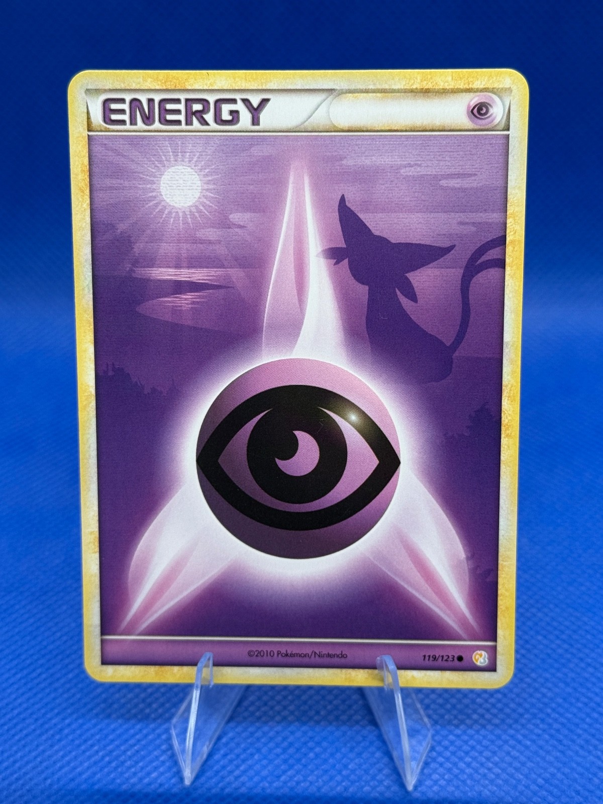 Psychic Energy 119/123 HGSS Non Holo TCG Pokémon Card NM