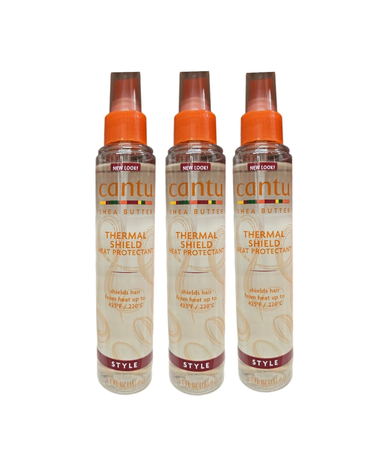 Cantu Thermal Shield Heat Protectant with Shea Butter 5.1oz Pack Of 3