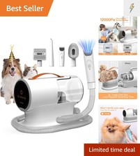 Dog Grooming Vacuum Kit,12000Pa Strong Pet Vacuum for Shedding,Grooming Hai,Q...