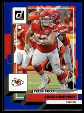 2022 Donruss #274 Creed Humphrey Blue Press Proof