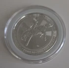 RIDER SCOTTSDALE MINT - ONE-OUNCE FINE SILVER ROUND 999 IN CAPSULE