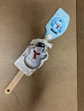 The Bakeshop By Masterclass CHRISTMAS 2 piece Snowman Cookie Cutter Spatula Set
