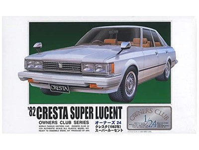 Micro Ace 1/24 Owners Club '82 Toyota Cresta Super Lucent Plastikmodell Nr.