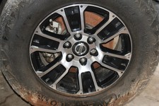 17-24 Titan Wheel 18x8 Alloy 6 Six Spoke Machined Black Factory Oem Rim Oe Wty