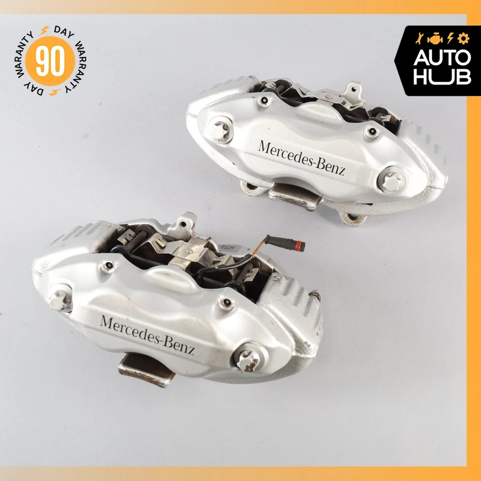 Juego de pinzas de freno delanteras izquierda y derecha Mercedes R230 SL550 S550 OEM Foto 4 de 4