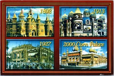 Vintage Postcard Mitchell South Dakota Corn Palace Posted 1999