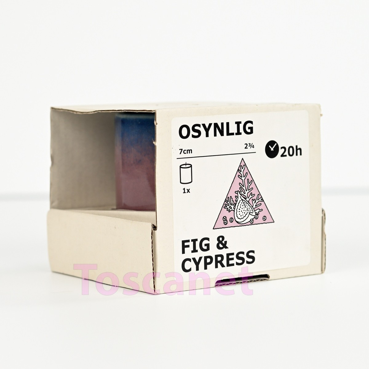 IKEA OSYNLIG Scented Candle In Pot 20 hr, ¾