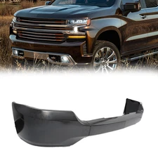 Front Lower Bumper Cover Face Bar Black Steel Fit For Silverado 1500 16-18 Truck