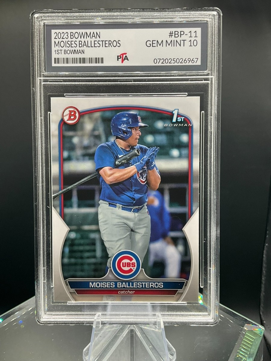 2023 BOWMAN Prospects BP-11 Moises Ballesteros 1st BOWMAN GEM MINT 