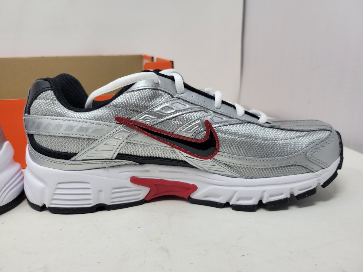 Nike‎ Initiator Sneakers Men\'s Size 11.5 Metallic Sliver/Black-White 394055-001 Nike Initiator Metallic Silver Red Men main image 4