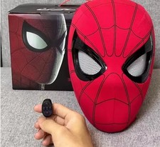 Spider-Man Mask with Remote Control Eyes Accessory Set Cosplay Decorations