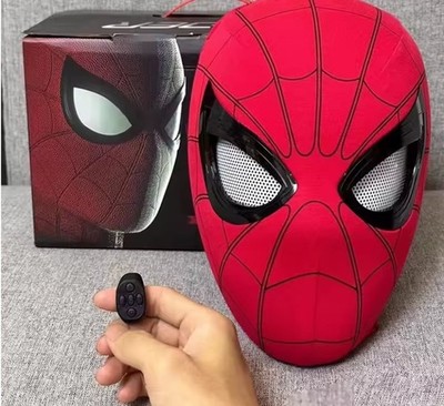 Spider-Man Maske mit ferngesteuerten Augen + Zubehörset | Cosplay & Deko
