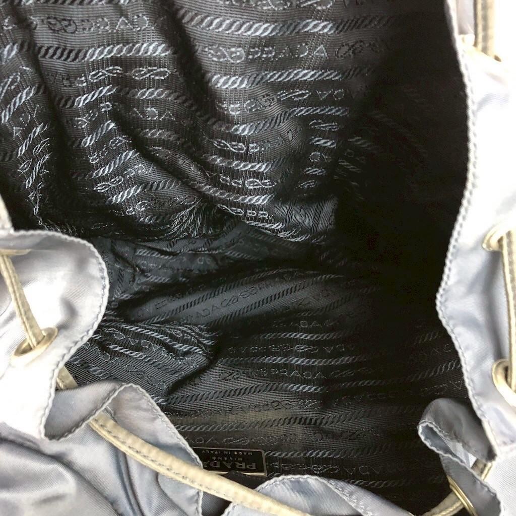 PRADA Backpack Nylon Blue Brand Bag Handbag Ladies Men s Brand Fashion from japa thumbnail 8