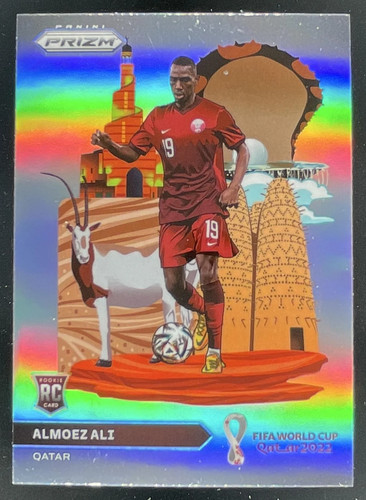 Almoez Ali #21 2022 Panini Prizm World Cup National Landmarks card