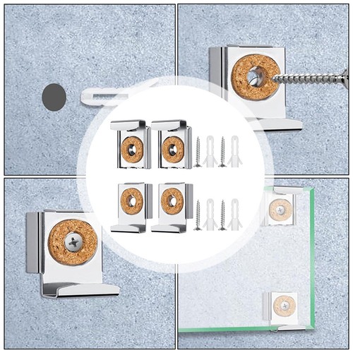 Comprehensive Metal Mirror Mounting Kit Suitable for Various Applications - Picture 7 of 9