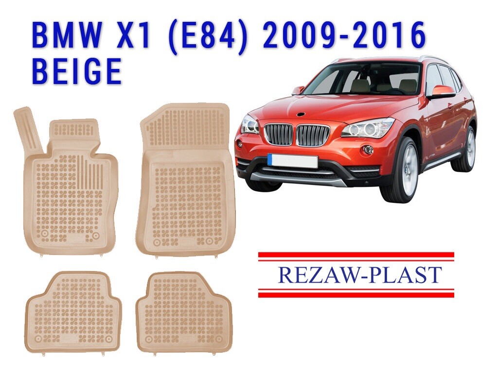 Floor Liners for 20092016 BMW X1 E84 Floor Mats All Weather Custom Fit