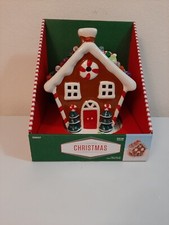 Gingerbread House With Lights. New In Box