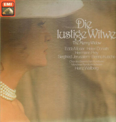 2xLP Lehár Die Lustige Witwe (The Merry Widow) HARDCOVER BOX + BOOKLET EMI