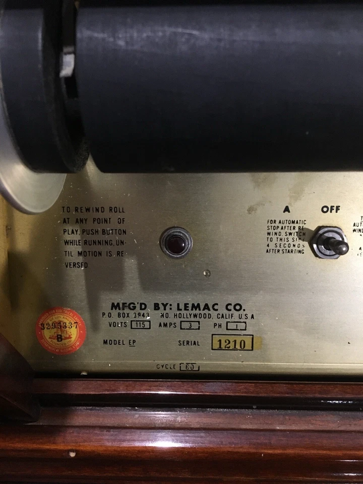 Piano vertical Kohler & Campbell auto-tocando Foto 4 de 4