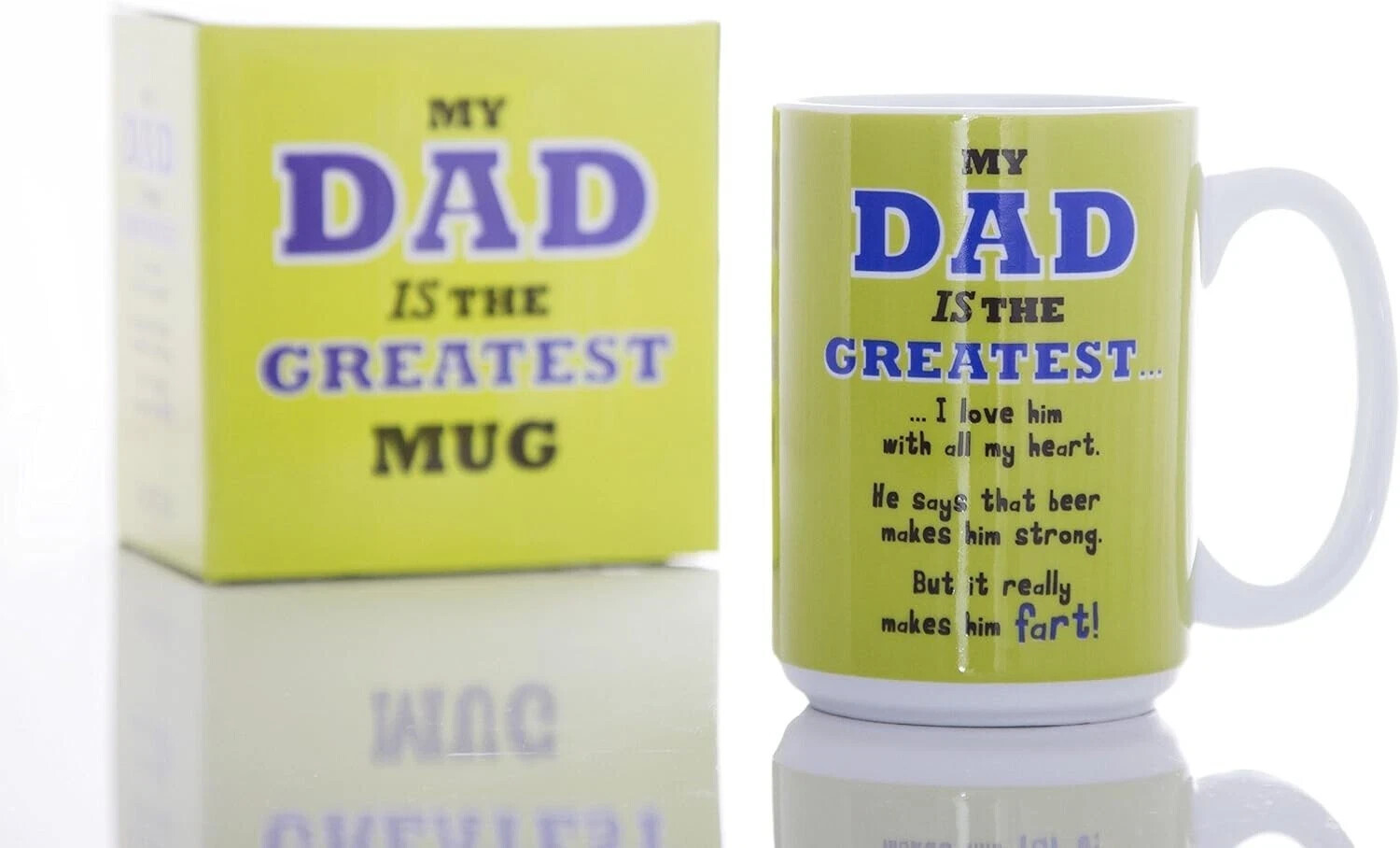 Father's Day  Mug My Dad is the Greatest Mug Boxer Gifts Birthday Christmas