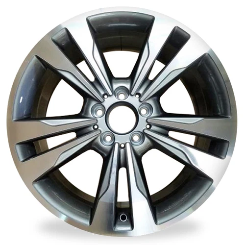 For Mercedes-Benz E350 E400 OEM Design Wheel 18" 14-16 Machined GREY Rim 85397