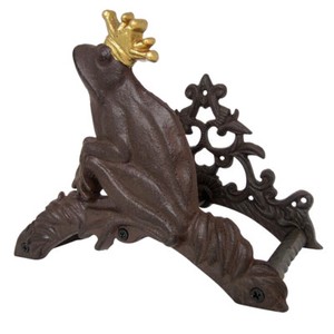 Heavy Duty Cast Iron Garden Hose Holder Wall Mounted Hose Rack