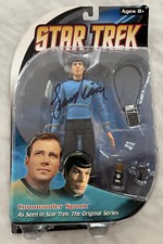 LEONARD NIMOY AUTO AUTOGRAPH SIGNED SPOCK STAR TREK ACTION FIGURE BOX JSA RARE!