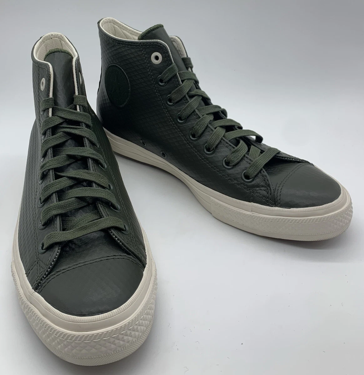 Mens leather converse sales size 10