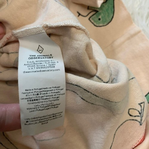 NWT The Animals Observatory Garden of Eden Kitten Skirt Orange Apples Snakes 6 - Picture 5 of 11