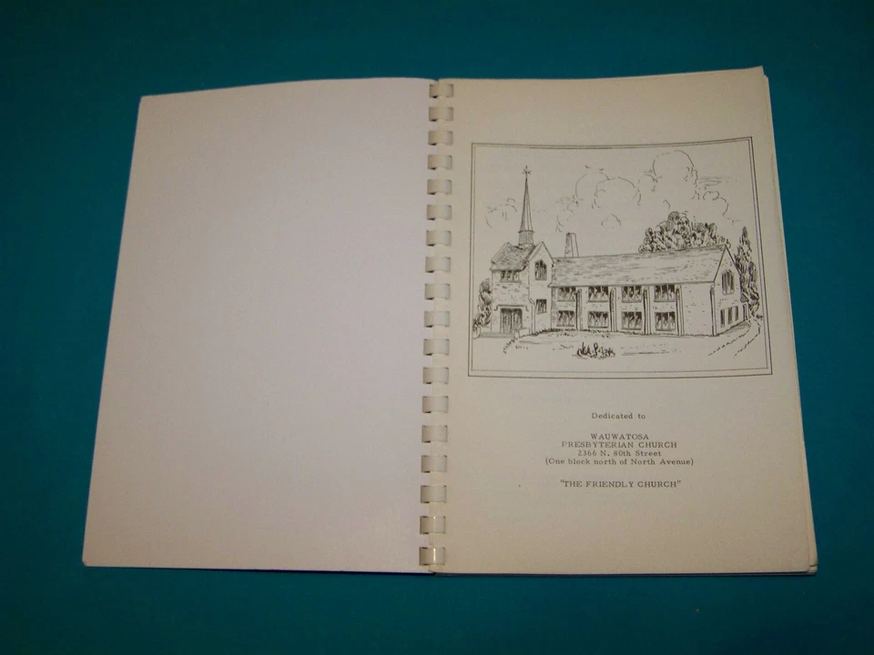 Wauwatosa WI Presbyterian Church Cook Book circa 1959 Cookbook Wisconsin - Image 2 of 4