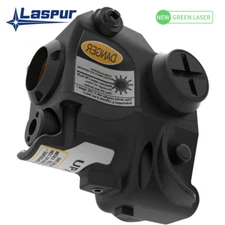 Laspur Sub Compact Rail Mount Green/Red Laser Sight with Flashlight Light combo