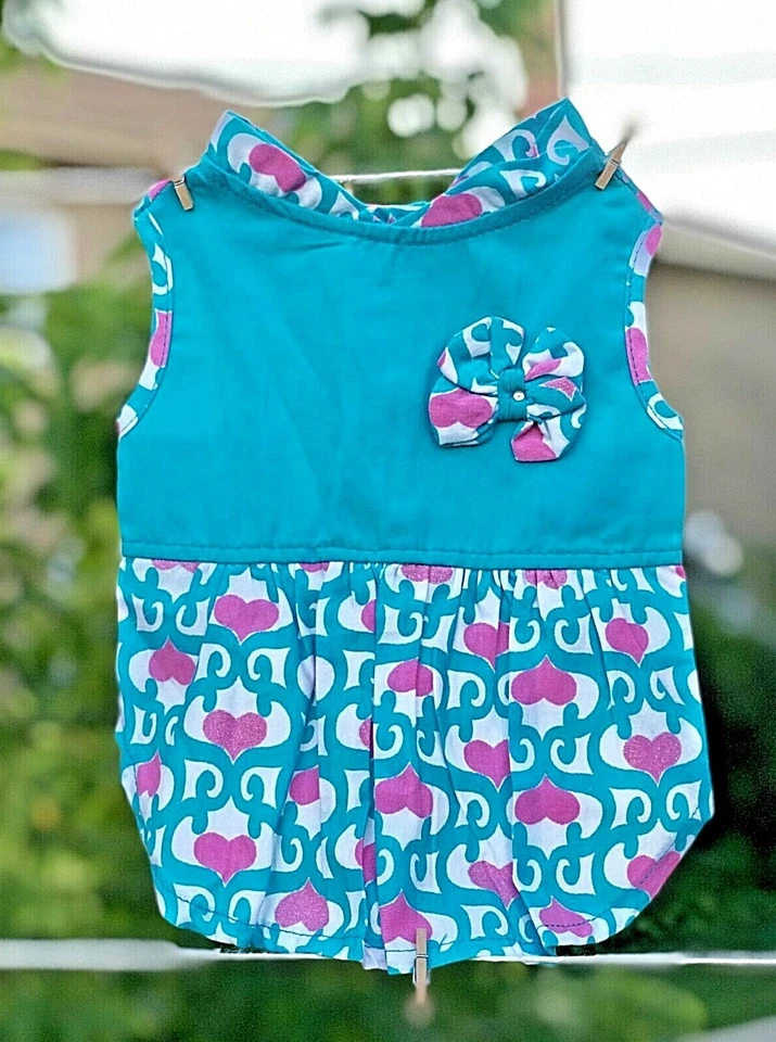 Dog dresses S L summer dress for Bulldog, Boxer, Small Large dogs - Image 3 of 3