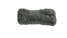 6 Pc Soft Plush Spa Makeup Headband Gray