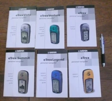 NEW Garmin eTrex series GPS user manual book