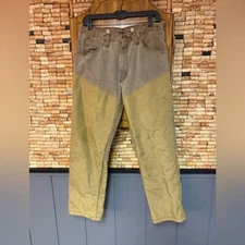 Vintage Wrangler Outdoor Brush Guard distressed cotton pant size 34x30 madeinUSA