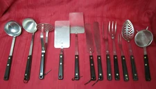 YOU CHOOSE Ekco Flint Kitchen Cooking Utensil Black Composite Handle Choice