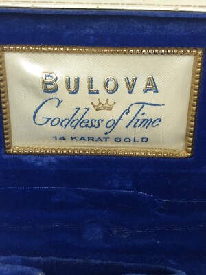 Vintage Bulova‎ Watch Display Box Blue Fifth Avenue Vintage Bulova Watch Display Box Blue Fifth Avenue | eBay main image 4