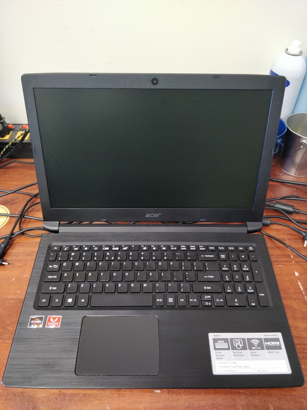 Acer Aspire A315-41 Ryzen 3 2200U 8GB RAM No Drive Parts 5919-image