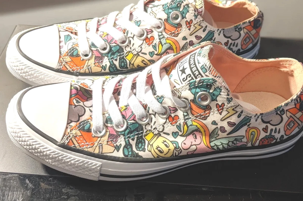 Converse all stars Sneakers Womens 7 Retro Pop Pony Graphic