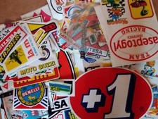 RDC ADESIVI VINTAGE ANNI 70 - 80 A SCELTA MOTORI MOTO LOGHI TRIAL ENDURO